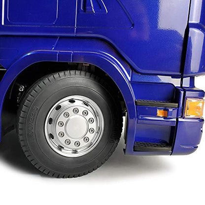 RC-Hub 2Pcs Aluminum Front Wheels Rim for 1/14 Tamiya Trailer Tractor Truck | Wheel Rim with Hex Hub,H*W 47*20mm,RC Upgrade Parts Replacement Accessories