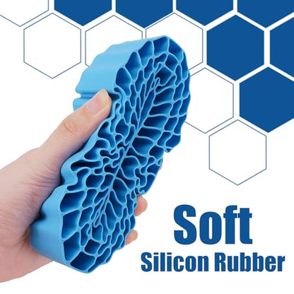 INJORA Silicone Rubber Inserts for 132-134mm (5.25" OD) 2.2" Tires, BL - color: Blue