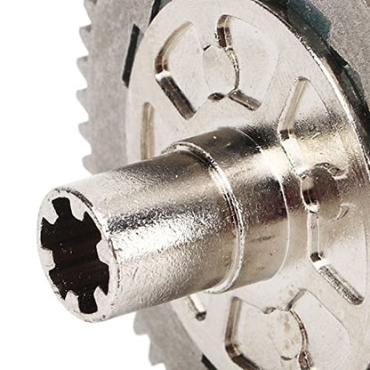 Estink Slipper Spur Gear, Metal Steel 57T 0.8Mod Slipper Set Slipper Clutch Assembly Spur Gear Upgrade Replacement Fit for Arrma 1/10 Granit for 1/8 RC Car, Silver