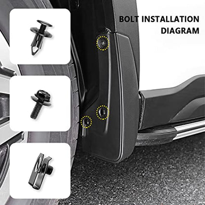 70PCS Under Engine Splash Guard Bolts Screws,Engine Splashs Shield Clips,Durable Splash Shield Guard Under Car Clips Car Accessories Compatible with Infiniti G35 G37 EX35 FX35 (70PCS) - color: 70PCS