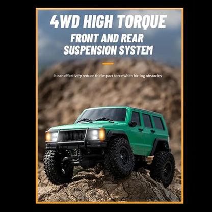 AMK Upgraded TRX4M Nylon Chassis Frame, 1/18 RC Crawler Assembled Chassis for 1/18 AX-8560 Rc Crawler TRX4-M Bronco Defender