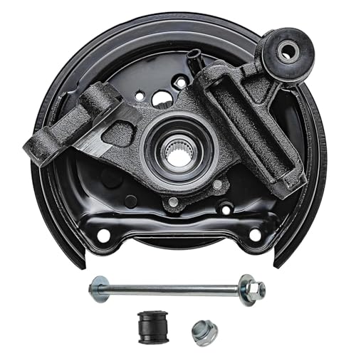 Detroit Axle - Rear Steering Knuckles & Hub Bearings Shock Absorbers | Replacement for 2003 2004 2005 Subaru Forester - 4pc Set - size: 4AU48644/Kit