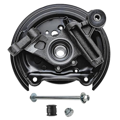 Detroit Axle - Rear Steering Knuckles & Hub Bearings Shock Absorbers | Replacement for 2003 2004 2005 Subaru Forester - 4pc Set - size: 4AU48644/Kit