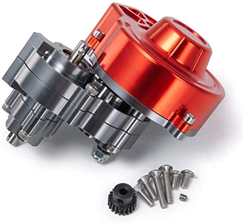 RC Metal Reverse Transmission Gearbox for 1/10 RC Crawler Car Axial SCX10 90027 SCX10 II 90046 Wraith Upgrade Parts