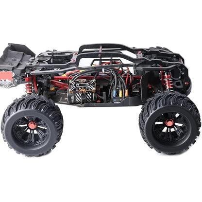 Preglued Larger 17mm Hex 1/8 RC Truck Wheels Tires 3.8“ RC Monster Truck Tyres for 1/8 Summit ERveo 1/8 Arrma 6S Kraton Outcast Notorious 1/7 6S Big Rock Redcat HPI 1/8 Savage JLB Cheetah - style: Directional Tread