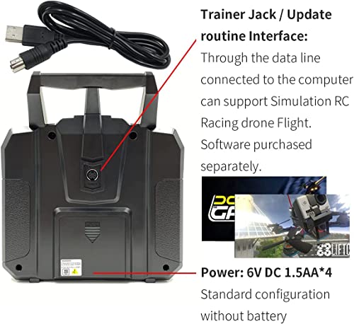 FS-i6X Transmitter and FS-iA6B Receiver 2.4GHz for RC Models Flysky | iBus 10 Channel or PWM 6CH AFHDS2A Radio System for FPV Multirotor, Fixed-Wing, RC Car, RC Boat (Mode-2)