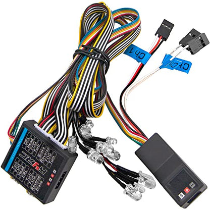RC LED Light Kit - Turn, Fog, Reverse, Brake Lights Compatible with Traxxas TRX-4 Axial SCX10 II 90046 RC4WD D90 D110 1/10 RC Crawler Car Truck (16 Lights)