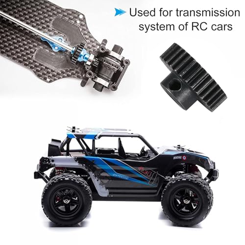48P Hardened Steel Pinion Gear Set 3.175mm (1/8 inch) Hole 21T 22T 23T 24T 25T 48DP Pitch Gears with Hex Key for RC Brushless Brush Motor RC Car Upgrade (5pcs) - size: 21 22 23 24 25T
