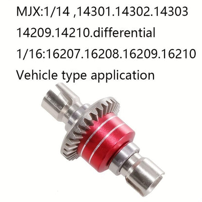 MJX Remote Control Vehicle Differential Gears 14303 14304 Front and Rear Universal Differential Gears Upgrade Spare Parts RC Vehicle Differentials for Hyper GO H16BM All 1/14 1/16 Scale