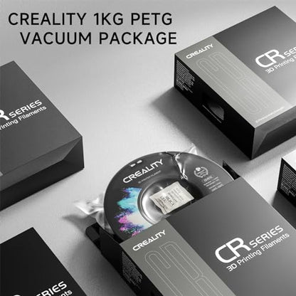 Official Creality PETG 3D Printer Filament 1.75mm 1KG (2.2lbs), Digital Blue | High Precision Strong Toughness, Odorless Better Flow Moistureproof 3D Printing Ender Filament - color: Petg-1kg Digital Blue, size: 1.75 mm