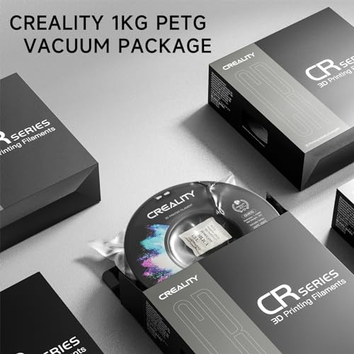 Official CREALITY PETG 3D Printer Filament 1.75mm 1KG Green | High Precision Strong Toughness, Odorless Better Flow Moistureproof 3D Printing Ender Filament - color: Petg-1kg Green, size: 1.75 mm