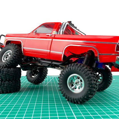 MORLORDY Brass RC High Clearance Chassis Links Heighten Linkage Set for 1/18 TRX4M K10 F150 RC Crawlers Car Upgrade Part