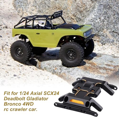 Aluminum Chassis Skid Plate for 1/24 Axial SCX24 Deadbolt Crawler Car AXI90081 Upgrades Parts