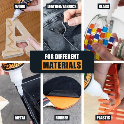 Super Glue All-Purpose Liquid 1.75 oz - Instant Adhesive Universal Repair | versatile, precise repairs, clear, waterproof, heat resistant, universal power, anti-clog cap, wood, glass, metal, plastic - style: REGULAR 1.76 Fl.Oz.