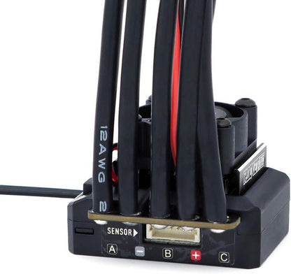 Surpass Hobby Pocket-RC 130A Sensored Brushless ESC and ESC Program Card for 1/10 RC Car
