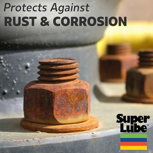 Super Lube 97008 Silicone Lubricating Brake Grease with PTFE, 8 oz Tube, Translucent White