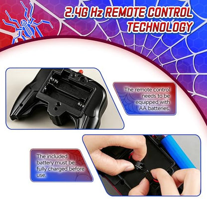 Spider Remote Control Car Cyber-Inspired Transformer Toys Cars | Spider Remote Control Car Cyber-Inspired Transformer Toys Cars - color: Red