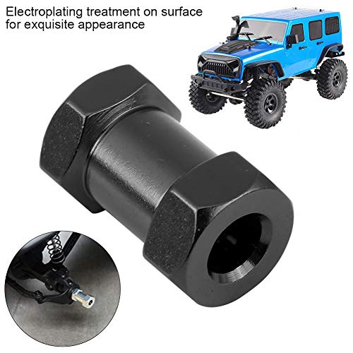RC Wheel Spacer, Durable 4pcs Metal Hex Hub Extension Adapter for RC Trucks Buggies Crawlers Off-Road Models