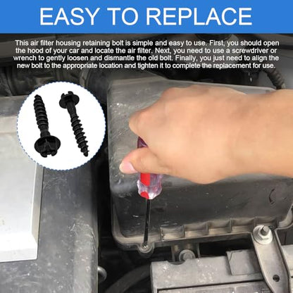 5PCS Air Box Bolt Screws, Filter Housing Screws, Air Filter Housing Mounting Bolts Replace 6509605AA 11549031, Automotive Airs Filters Cover Retainers Fit for Chrysler, Jeep, Dodge, Ram