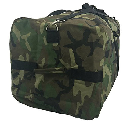 Heavy Duty Cargo Duffel Large Sport Gear Drum Set Equipment Hardware Travel Bag Rooftop Rack Bag - color: Camouflage, size: 30" x 15" x 15"