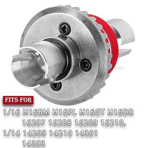 RC Front & Rear Differential Input Gear Kit Upgrades Part for 1/16 H16BM H16PL H16GT H16DR 16207 16208 16209 16210,1/14 14209 14210 14301 14303 Diff,Red - color: Red-(2pcs）