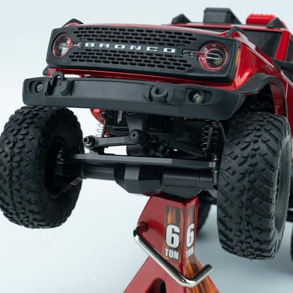 MOHERO +4mm SCX24 Extended Front Axles for Axial SCX24 Deadbolt Bronco JLU C10 Gladiator Base Camp Power Wagon 1/24 RC Crawler Car Upgrade Parts - color: Extended - Front Axle