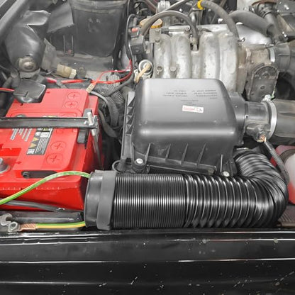 Bittwee 3 Inch Car Cold Air Intake Pipe, Adjustable Cooling Air Intake System Hose with Length from 10" to 40", Automotive Flexible Turbo Inlet Tube Pipe, Compatible with Most Vehicle