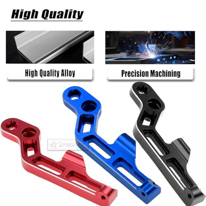 RC Rear Wing Body Mount Support Frame Set Upgrades Part for 1/7 Felony Infraction Limitless 6S BLX On-Road Muscle RC Car,Aluminum 2PCS Body Mount Support,Replace #ARA320516,Navy Blue - color: Navy Blue-rear Wing