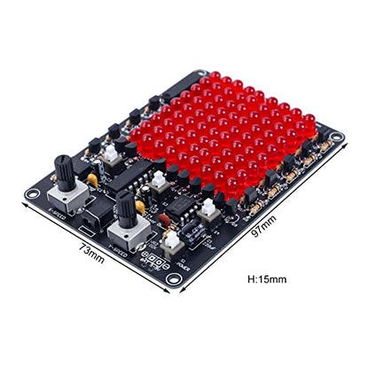 Soldering Learning Kit, ICSTATION LED Soldering Practice Kit With Knob Control LED Light Kit Soldering Project for Back to School Students STEM Teaching and Learning Education