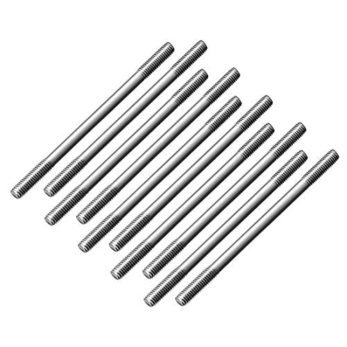 uxcell M3x45mm Pushrod Connector Stainless Steel Rod Linkage,for RC Boat,Car,Airplane,Helicopter,10pcs - size: M3x45mm