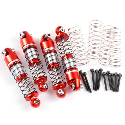RCLIONS RC Car Shocks 36mm Oil Shock Absorber for AXIAL SCX24 1/24th RC Crawler Car Upgrade Parts - size: 36mm