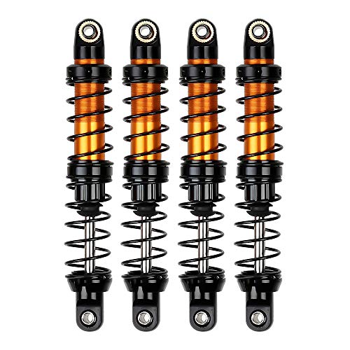 INJORA RC Shock Absorber 4pcs Damper for 1/10 RC Crawler Car Axial SCX10 90046 AXI03007 TRX4 TRX6 (100mm) - size: 100mm