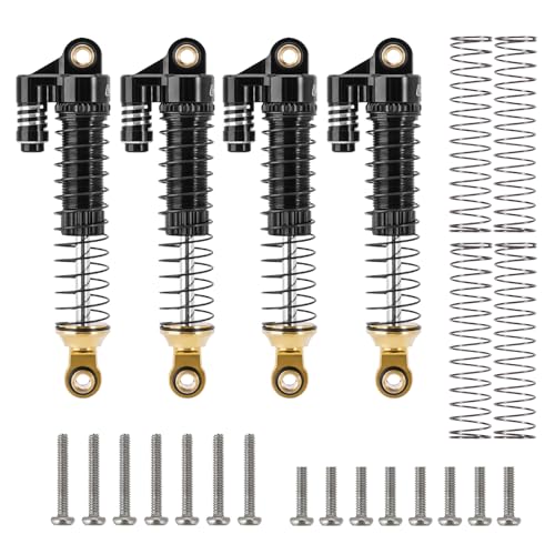 INJORA Brass & Aluminium 59mm Long ThreadedOil Shocks for TRX4M