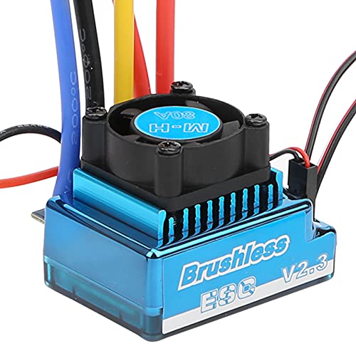 RC Car ESC, Brushless ESC, Electronic Components for Outdoor Use((80A)) - color: (80a)