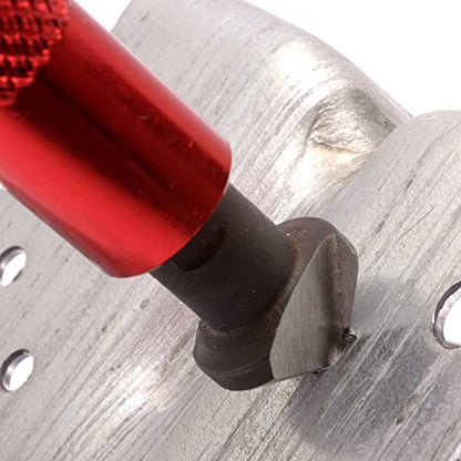 AFA Tooling 90-Degree Countersink Hand Reamer, HRC64 HSS, Knurled Handle | Cleans drilled holes in pipe, metal, wood, copper, PVC, resin and plastic; grip supports exact chamfering and edge control - style: Countersink Reamer