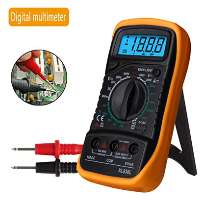 Electronics Soldering Iron Kit, 80W LCD Digital Soldering Gun with Adjustable Temperature Controlled and Fast Heating Ceramic Thermostatic Design, 24pcs Solder Kit Welding Tool - color: Red