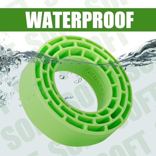 INJORA Silicone Rubber Inserts for 68-72mm 1.3" Tires, 4pcs (Green) - color: Green