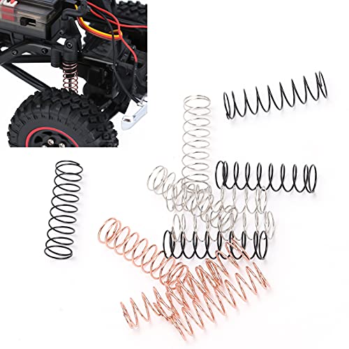 RC Shock Absorbers Spring,RC Vehicle Shock Springs Upgraded Shock Absorption RC Damping Spring for Axial SCX24 1/24