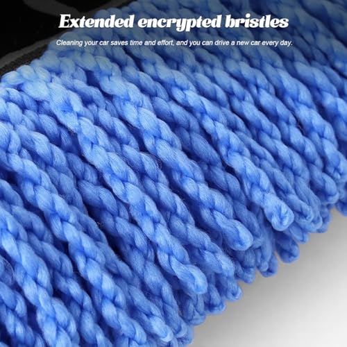 Osilly Car Dash Duster Brush, Soft Microfiber Multi-Functional No-Scratch Vehicle Dashboard Cleaning Brush with Handle, Automotive Detailing Cleaning Kit, Universal for SUV Automobile Truck (Blue) - color: Blue, size: 1 PC