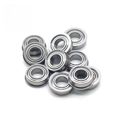 10PCS MF126ZZ 6x12x4 mm Bearing ABEC-7 Miniature Flanged MF126Z Ball Bearings MF126 ZZ - size: MF126ZZ 6x12x4
