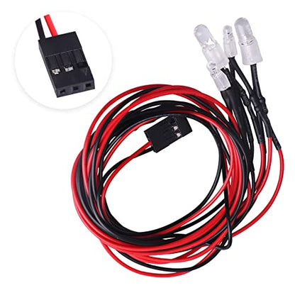 RC Car Lights 4Leds Light Kit Headlights Taillight for Traxxas Slash Arrma Axial SCX10 Redcat Losi Tamiya HSP HPI RC4WD RC Car Truck Tank Crawler