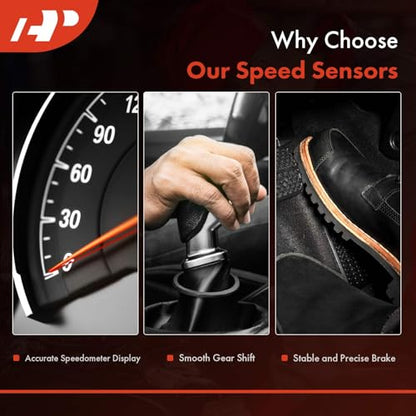 A-Premium Speed Sensor 2 Pins | Compatible with Ford Escape 2001-2008, Probe 1993-1997 & Mazda Tribute 2001-2006 2008-2011, MX-6 MX6, 626 & Mercury Mariner
