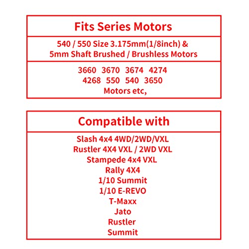 RC Metal Steel 54T 32P Spur Gear with 15T/17T/19T Pinions Gears Set Replace 3956 for Traxxas Slash 4x4 2WD Rustler Rally Stampede Summit E-REVO T-Maxx