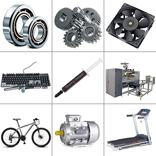 2g Tube High Performance Spindle Lubricating Oil, Bearing Grease | Low/High Temperature Bicycle Grease for PC Bearing Fan Electric Motor Gear Keyboard Switch Bike, Polyurea Based Grease - style: 2g /Tube