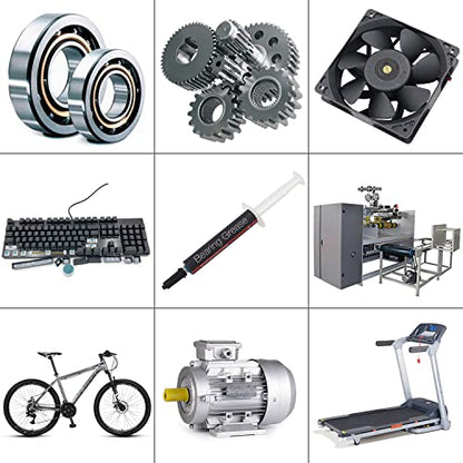 2g Tube High Performance Spindle Lubricating Oil, Bearing Grease | Low/High Temperature Bicycle Grease for PC Bearing Fan Electric Motor Gear Keyboard Switch Bike, Polyurea Based Grease - style: 2g /Tube