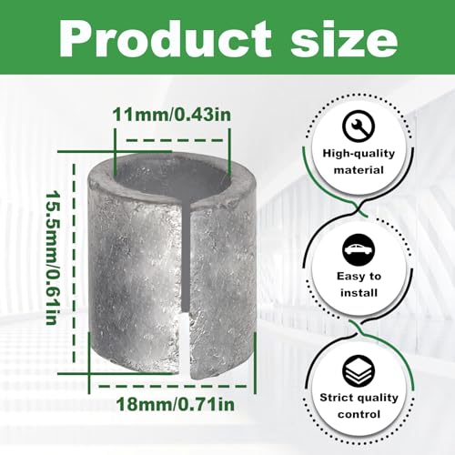 2 Pairs Battery Post Terminal Shims,Battery Terminal Adapter Kit with Positive Negative Post Shims, Anode Cathode Connector Sleeves and Lead Repair Rings for Automotive, Truck, SUV