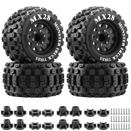 GLOBACT 2.8'' 1/10 RC Truck Tires for Big Rock Granite VORTEKS 3S Stampede