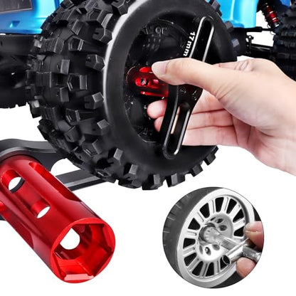 17mm Hex Wrench & Small Cross Wrench RC Tools for 1/8 1/10 Traxxas Arrma Redcat RC Car Truck Crawler Buggy