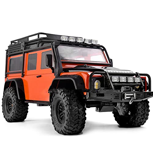 20MM Rectangular Spotlight Retro Simulation Electroplated Reflector Searchlight Headlight for 1:8 1:10 RC Car - color: Pro Transparent Lamp