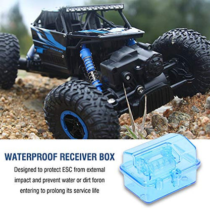 GOTOTOP Receiving Box,RC Plastic Receiver Protector for Huanqi727 / Slash RC Car Remote Control ESC Accessory,1.5 x 2.2 x 1.4inch